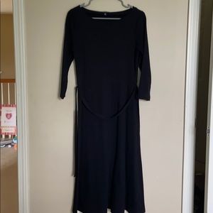 Black Crew Neck Small used Lands End Dress